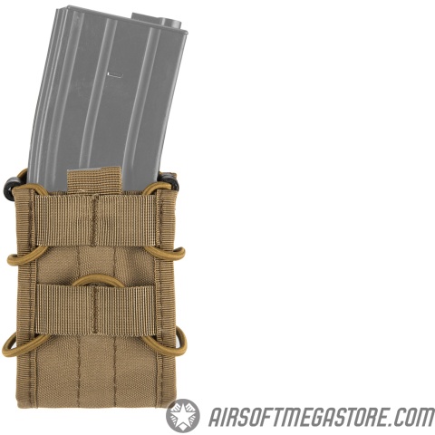 Lancer tactical Single MOLLE Magazine Pouch for M4 / M16 - TAN