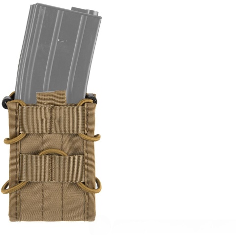 Lancer tactical Single MOLLE Magazine Pouch for M4 / M16 - TAN