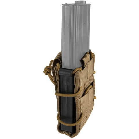 Lancer tactical Single MOLLE Magazine Pouch for M4 / M16 - TAN