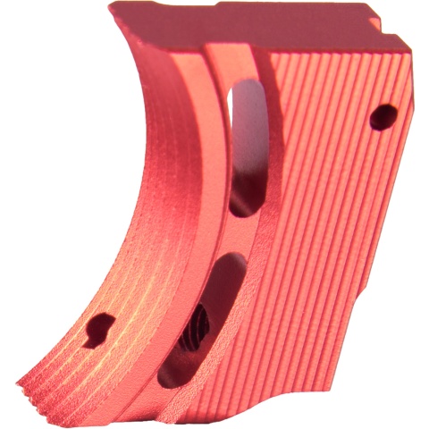Airsoft Masterpiece Aluminum Trigger Type 1 for Hi-Capa Pistols - RED
