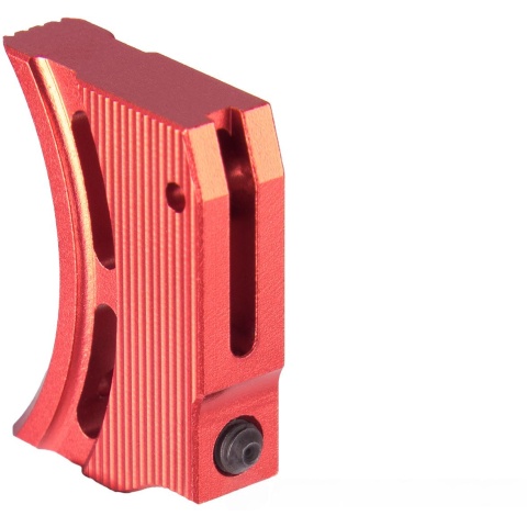 Airsoft Masterpiece Aluminum Trigger Type 1 for Hi-Capa Pistols - RED