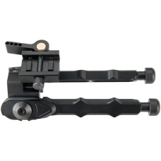 Ranger Armory Rigid Full Metal Bipod for Picatinny Rails - BLACK