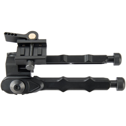 Ranger Armory Rigid Full Metal Bipod for Picatinny Rails - BLACK