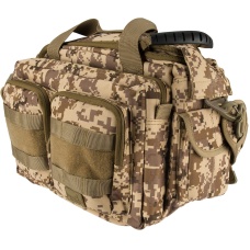 Lancer Tactical 1000D Polyester Small Range MOLLE Bag - DESERT DIGITAL