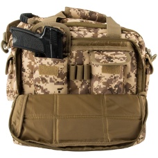Lancer Tactical 1000D Polyester Small Range MOLLE Bag - DESERT DIGITAL