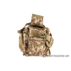 Lancer Tactical 1000D Polyester Small Range MOLLE Bag - DESERT DIGITAL
