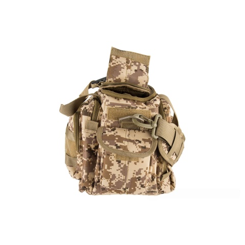 Lancer Tactical 1000D Polyester Small Range MOLLE Bag - DESERT DIGITAL