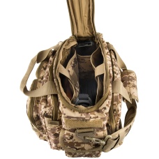 Lancer Tactical 1000D Polyester Small Range MOLLE Bag - DESERT DIGITAL