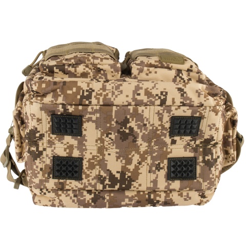 Lancer Tactical 1000D Polyester Small Range MOLLE Bag - DESERT DIGITAL