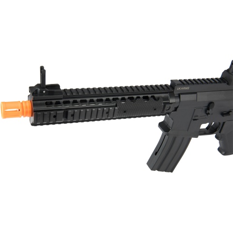 UK Arms P2211 Quad RIS M4 Spring Rifle w/ Grip Covers - BLACK