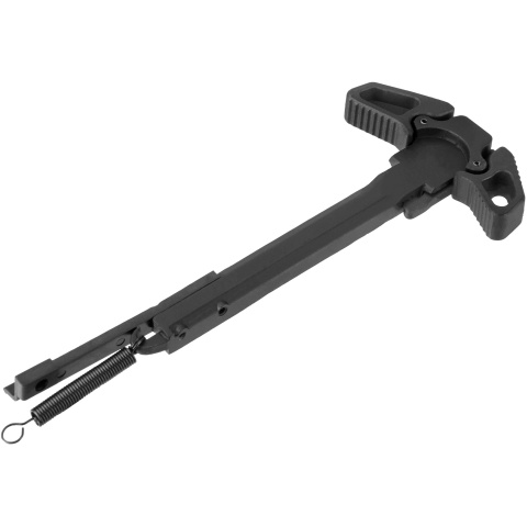 E&L Airsoft Hard Coat Anodized Die Cast Ambi Charging Handle - BLACK