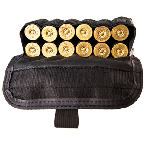 High Speed Gear Shotgun Shell Pouch w/ Belt Attachment - BLACK