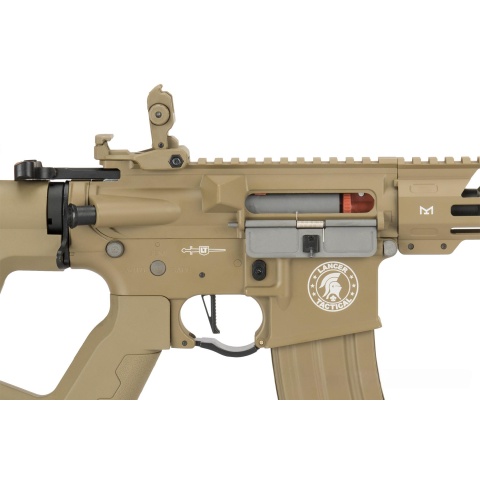 Lancer Tactical Low FPS Enforcer Needletail Skeleton M4 Airsoft Rifle (Color: Tan)
