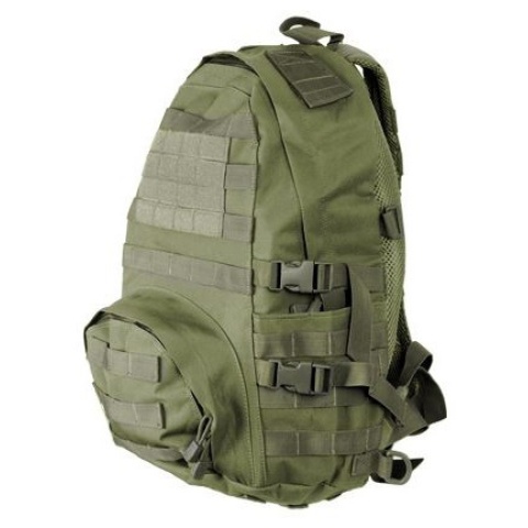Lancer Tactical 1000D Nylon Airsoft Patrol Backpack w/ QD Buckles - OD GREEN