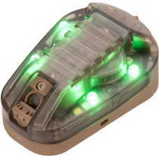 G-Force Identification Friend or Foe IFF Helmet Marker Light - TAN / GREEN