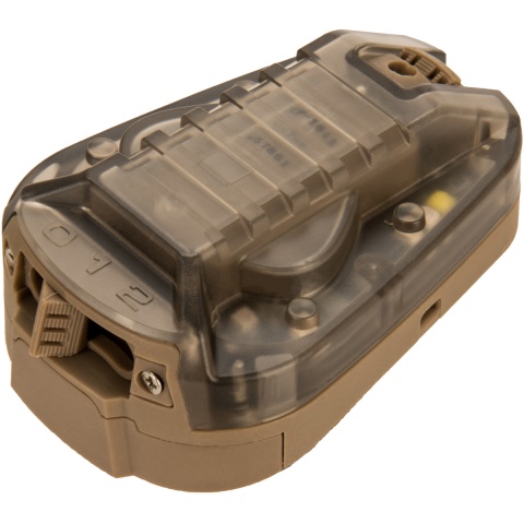 G-Force Identification Friend or Foe IFF Helmet Marker Light - TAN / GREEN