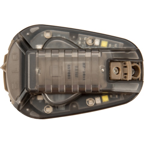 G-Force Identification Friend or Foe IFF Helmet Marker Light - TAN / GREEN