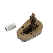 G-Force Identification Friend or Foe IFF Helmet Marker Light - TAN / GREEN