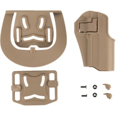 G-Force Polymer Hard Shell Holster for TM Night Warrior Airsoft Pistol - DARK EARTH