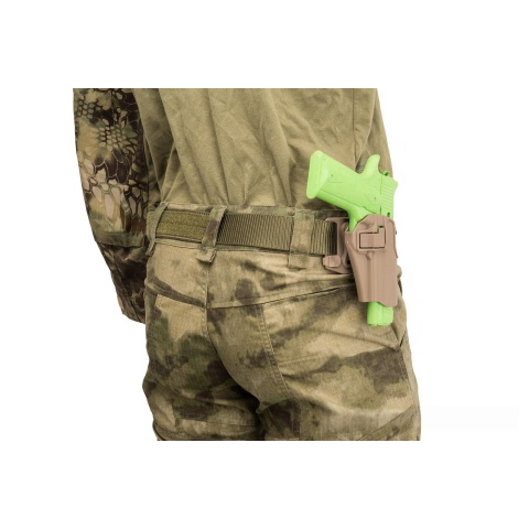 G-Force Polymer Hard Shell Holster for TM Night Warrior Airsoft Pistol - DARK EARTH
