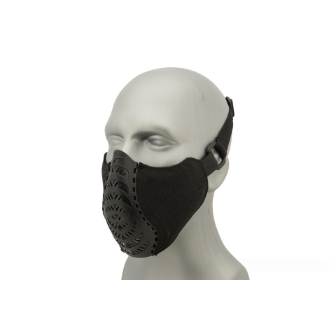G-Force Ventilated Discreet Half Face Mask - BLACK