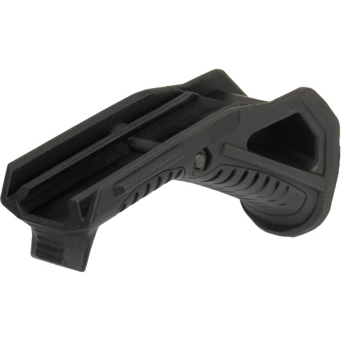 G-Force Picatinny Grooved Angled Foregrip - BLACK
