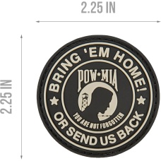 G-Force Bring Them Home or Send us back PVC Morale Patch