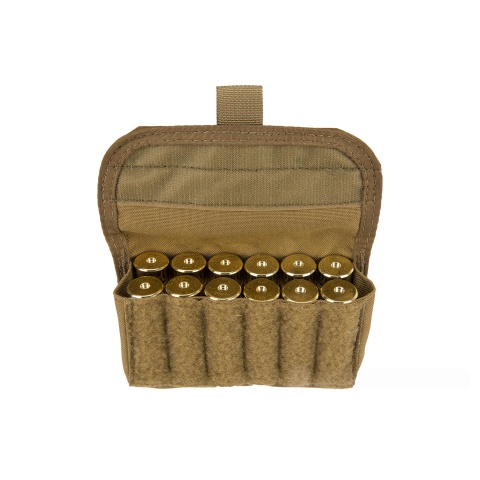High Speed Gear Shotgun Shell Pouch w/ MOLLE - COYOTE BROWN