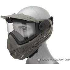 G-Force F2 Single Layer Full Face Mask - FOLIAGE GREEN