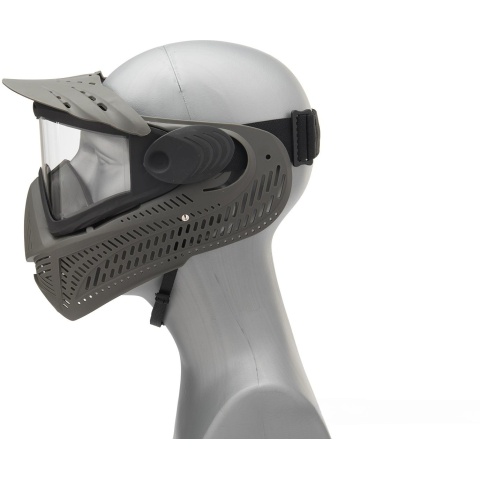 G-Force F2 Single Layer Full Face Mask - FOLIAGE GREEN