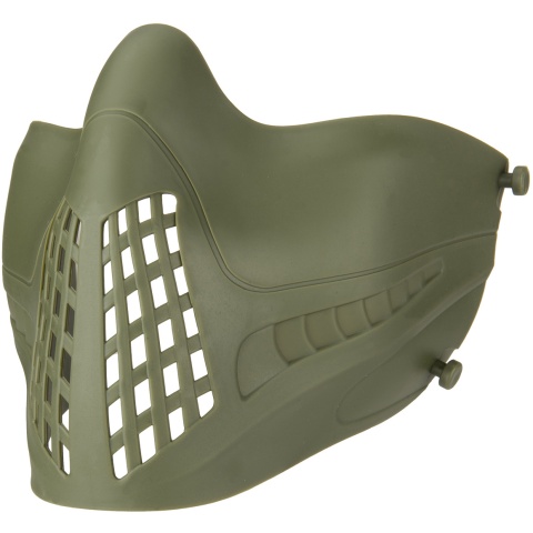 Lower Attack Face Protection - OD GREEN