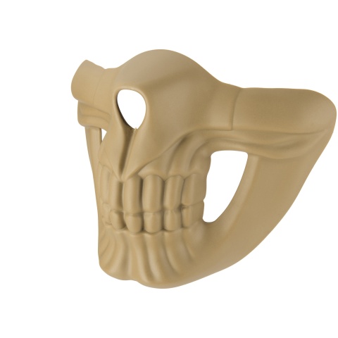 Lower Skull Mask Face Protection - TAN