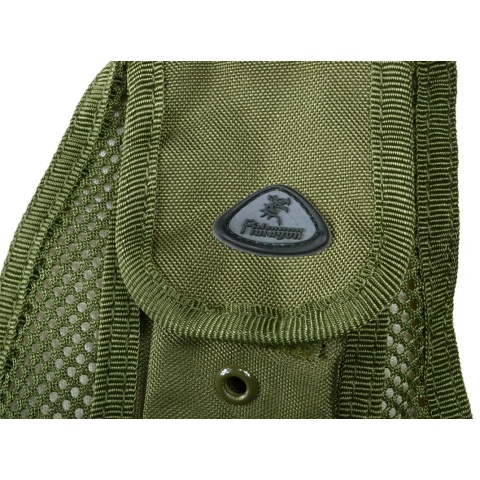 Tactical Assault Airsoft Law Enforcement Vest - OD GREEN