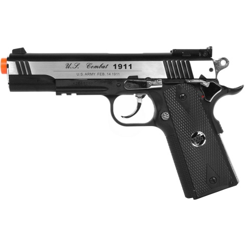 WG Sport 1911 US Combat CO2 Non Blowback Airsoft Pistol (Color: Two-Tone)