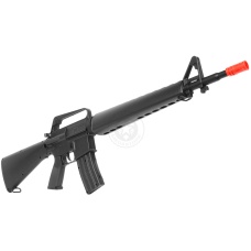 WellFire M16A1 Tactical Carbine Spring Rifle w/ Triangle Split Handguard (Color: Black)