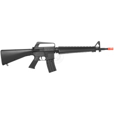 WellFire M16A1 Tactical Carbine Spring Rifle w/ Triangle Split Handguard (Color: Black)