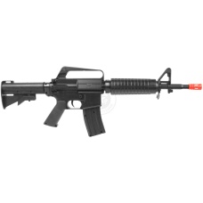 Well Fire MR711 M4A1 Airsoft Spring Rifle w/ Adjustable Stock (Color: Black)