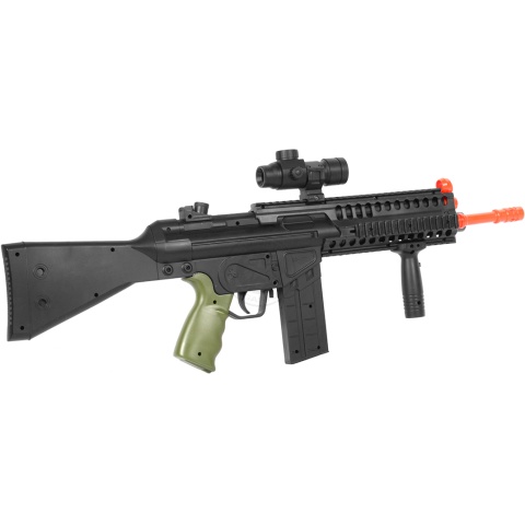WellFire D33-Airsoft Spring Rifle w/ Flashlight + Scope + Foregrip