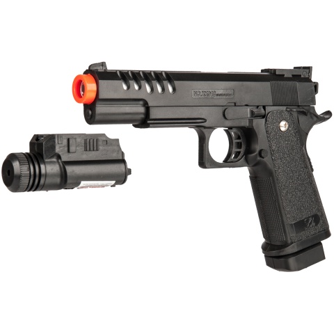 WellFire Airsoft XK918A 1911 Spring Pistol w/ Laser