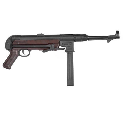 AGM WWII MP40 Airsoft AEG Rifle w/ Full Metal Rear Stock - BROWN