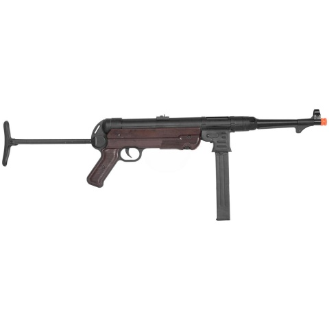 AGM WWII MP40 Airsoft AEG Rifle w/ Full Metal Rear Stock - BROWN