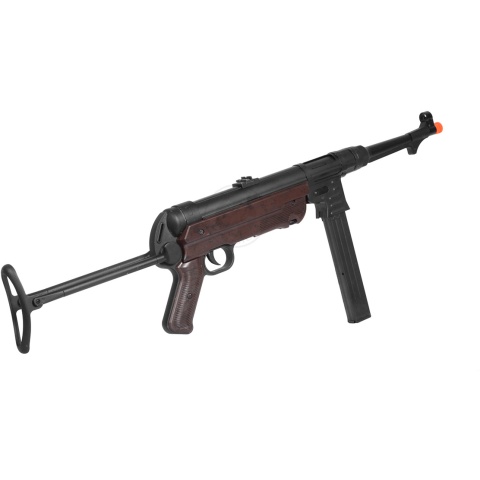 AGM WWII MP40 Airsoft AEG Rifle w/ Full Metal Rear Stock - BROWN