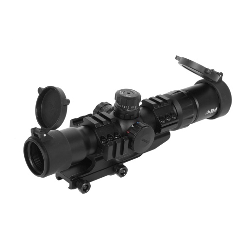 AIM Sports Airsoft 1.5-4 X 30 Dual Illuminated Scope w/ External Rails
