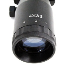 AIM Sports 4x32 Compact Mil-Dot Airsoft Tactical Combat Scope