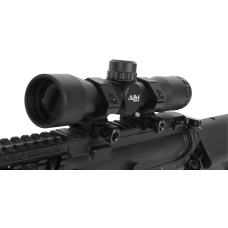 AIM Sports 4x32 Compact Rangefinder Airsoft Tactical Combat Scope