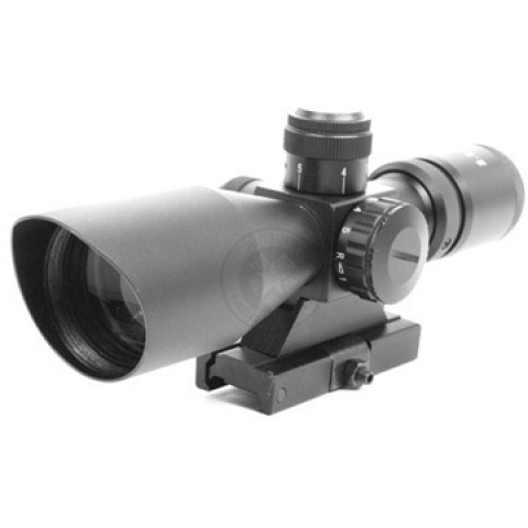 AIM Sports 2.5-10x40 Rangefinder Red / Green Illuminated Airsoft Scope