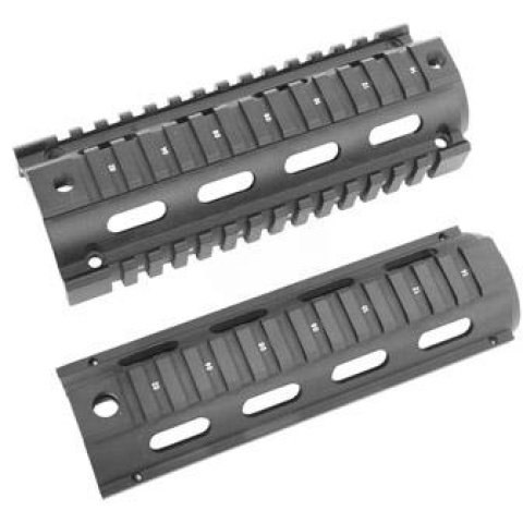 AIM Sports M4A1 Carbine Length Drop-In Full Metal Quad Rail 6.5in