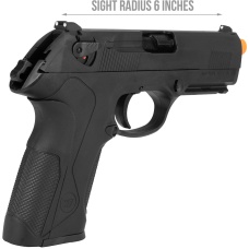 WE Tech Bulldog Gas Blowback Airsoft Pistol - BLACK