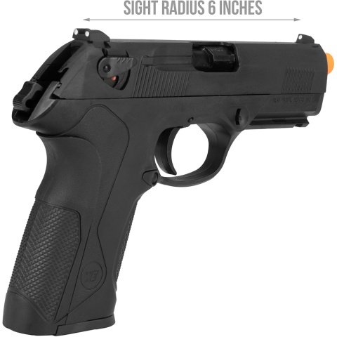 WE Tech Bulldog Gas Blowback Airsoft Pistol - BLACK