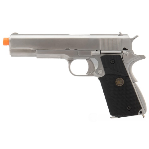 WE-Tech M1911 Full Metal MEU Gas Blowback Airsoft Pistol (Color: Silver & Black)